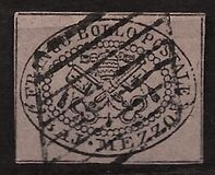 [Coat of Arms - Black print on Colored Paper, type A]