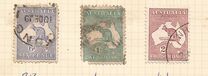[Definitive Issues - Kangaroo and Map, प्रकार A9]