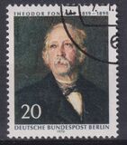 [150° anniversario della nascita di Theodor Fontane - Carta: fluorescente, Scrivi JA]