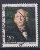 [150° anniversario della nascita di Theodor Fontane - Carta: fluorescente, Scrivi JA]