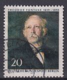 [150° anniversario della nascita di Theodor Fontane - Carta: fluorescente, Scrivi JA]