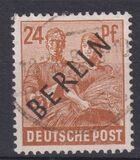 [BERLIN in Black Overprint on "Allied Occupation Zone" Stamps, type A8]
