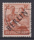 [BERLIN in Black Overprint on "Allied Occupation Zone" Stamps, type A8]