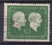[100. Geburtstag von Prof. Paul Ehrlich und Emil von Behring, Typ AX]