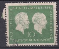 [100. Geburtstag von Prof. Paul Ehrlich und Emil von Behring, Typ AX]