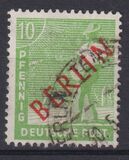 [BERLIN in Red Overprint on "Allied Occupation Zone" Stamps, type B3]