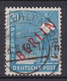 [BERLIN in Red Overprint on "Allied Occupation Zone" Stamps, type B5]