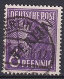 [BERLIN in Black Overprint on "Allied Occupation Zone" Stamps, type A1]