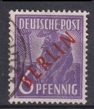 [BERLIN in Red Overprint on "Allied Occupation Zone" Stamps, type B1]