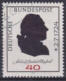 [The 250th Anniversary of the Birth of Friedrich Gottlieb Klopstock, Poet, тып WB]