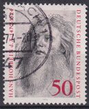 [The 450th Anniversary of the Death of Hans Holbein, Painter, Typ WF]