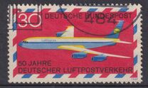 [The 50th Anniversary of the German Airmail, τύπος OE]