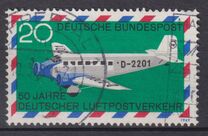 [The 50th Anniversary of the German Airmail, τύπος OD]