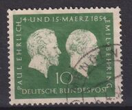 [100. Geburtstag von Prof. Paul Ehrlich und Emil von Behring, Typ AX]