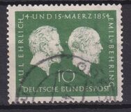 [100. Geburtstag von Prof. Paul Ehrlich und Emil von Behring, Typ AX]