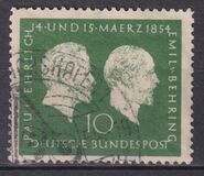 [100. Geburtstag von Prof. Paul Ehrlich und Emil von Behring, Typ AX]