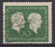 [100. Geburtstag von Prof. Paul Ehrlich und Emil von Behring, Typ AX]