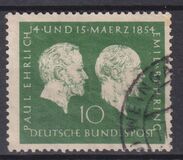 [100. Geburtstag von Prof. Paul Ehrlich und Emil von Behring, Typ AX]