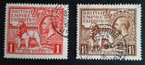 [The Re-opening of the British Exhibition in Wembley - Year 1925 on Stamp, type CE]