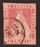 [Lion of Toscany - Printed on White Paper, Different Watermark, type A15]