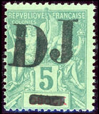 [Obock Postage Stamps Overprinted and/or Surcharged, type A]