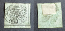 [Coat of Arms - Black Print on Colored Paper, type B3]
