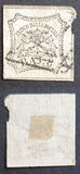 [Coat of Arms- Black Print on Colored Paper, type I]