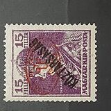 [Overprinted " Köztársaság", type Q1]