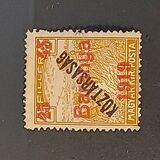 [Hungarian Stamps Overprinted "1919 Baranya" in Red, type B5]