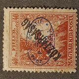 [Overprinted " Köztársaság", type U]