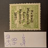 [Hungary Postage Stamps Overprinted - Reaper, Parliament & Madonna and Child, type F5]