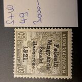 [Hungary Postage Stamps Overprinted - Reaper, Parliament & Madonna and Child, type F6]
