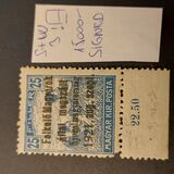 [Hungary Postage Stamps Overprinted - Reaper & Parliament, type A2]