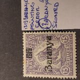 [Hungarian Stamps Overprinted "1919 Baranya" in Black, type F]