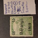 [Hungarian Stamps Overprinted "Baranya 1919" in Black, Typ B16]