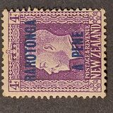 [New Zealand Psoatge Stamps Surcharged and Overprinted "RATONGA", type A7]