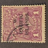 [Australia Postage Stamps Overprinted "N. W. PACIFIC ISLANDS" - "P" in "PACIFIC" above "IS" - New Colours, type C18]