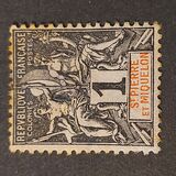 [Inscription: "St. PIERRE ET MIQUELON", type I]