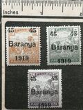 [Hungarian Stamps Overprinted "Baranya 1919" in Black, Typ B15]