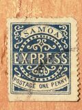 [Express Stamps - Line Above "X" Unbroken. Upper Right Serif of "M" is Horizontal, type A]
