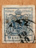 [Coat of Arms - Hand-made Paper with Watermark K.K.H.M. in Sheet, type A6]