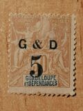[No. 35-39 Surcharged & Overprinted "G & D" or "G et D", type I]