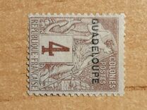 [French Colonies- General Issues No. 45-51 & 53-58 Overprinted "GUADELOUPE", type E2]