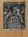 [Inscription: "MADAGASCAR ET DEPENDANCIES", प्रकार H4]