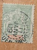 [Printed on Ordinary Paper - No. 60-61 Colored Paper, type I13]