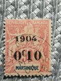 [No. 37-41 & 49 Surcharged & Overprinted "1904.", type I2]