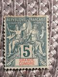 [Inscription: "GRANDE COMORE" - Colored Paper, type A3]