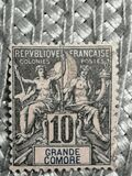 [Inscription: "GRANDE COMORE" - Colored Paper, type A4]