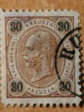 [Emperor Franz Josef I, 1830-1916 - Granite Paper. Numerals in Black, type N9]