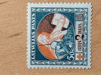 [No. 40-43A Overprinted New Values - Brown and Green Design on Back, Type A with Blue Design on back, प्रकार P4]